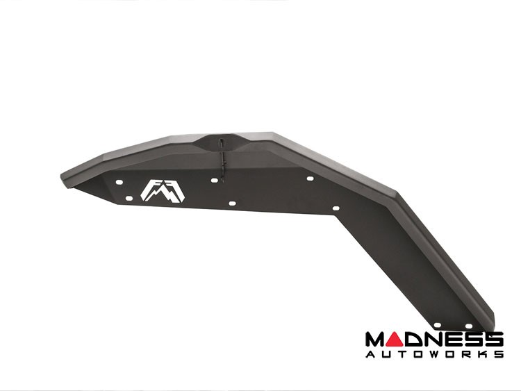 Jeep Wrangler JL Fender Flares - Fab Fours - Front - Mid Width Flare For Base System