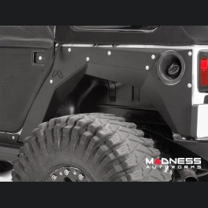 Jeep Wrangler JL Fender Flares - Fab Fours - Rear - Base System - 4 Door