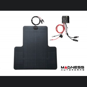 Jeep Gladiator Flexible Solar Panel Kit - Complete Kit w/ Waterproof Controller + Hood Decal - 392/ Mojave models - 40W