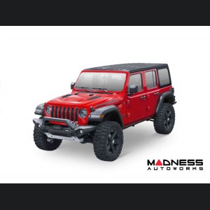 Jeep Gladiator Flexible Solar Panel Kit - Complete Kit w/ Waterproof Controller + Hood Decal - Launch Edition/ Rubicon models - 55W