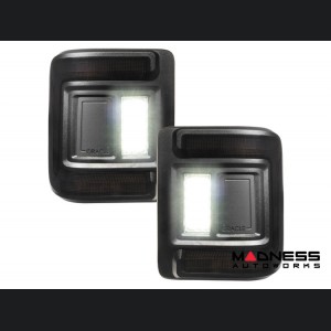 Jeep Wrangler JL Tail Lights - Flush Mount -LED - Smoked Lens
