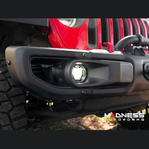 Jeep Gladiator LED Fog Light Kit - 4Banger Series - Morimoto - NCS/Wide/White