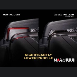 Jeep Wrangler JL LED Tail Lights - XB LED Series - Morimoto - Low Profile - Smoked