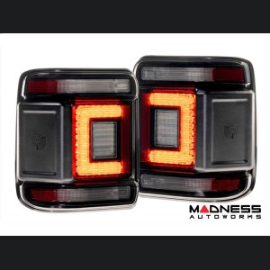 Jeep Wrangler JL LED Tail Lights - XB LED Series - Morimoto - Low Profile - Smoked