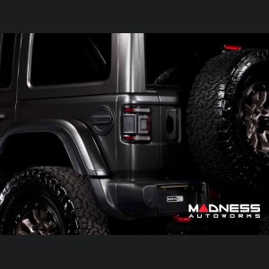 Jeep Wrangler JL LED Tail Lights - XB LED Series - Morimoto - Low Profile - Smoked