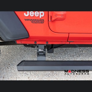 Jeep Wrangler JL Side Steps - Power Running Boards - Rough Country - E-Boards - Lighted