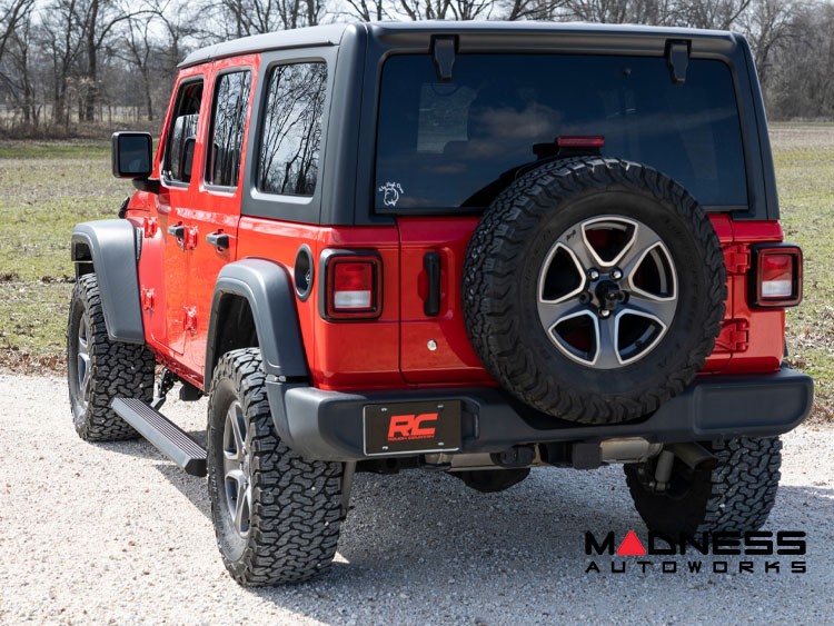 Jeep Wrangler JL Side Steps - Power Running Boards - Rough Country - E-Boards - Lighted