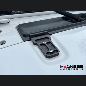 Jeep Gladiator JT Billet Hood Hinges - Aluminum - Raw