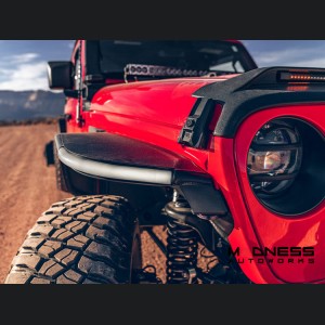 Jeep Gladiator JT Fender Flare - Front - Rugged Ridge - Metal Max