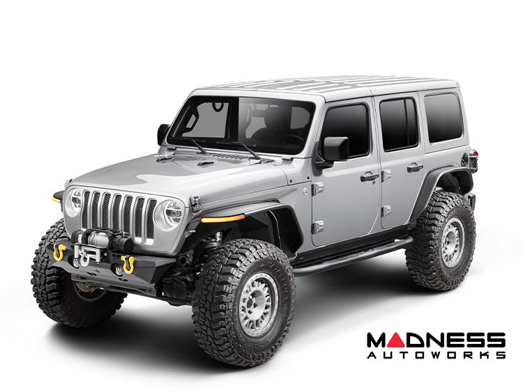 Jeep Wrangler JL Fender Flare - Front - Rugged Ridge - Metal Max