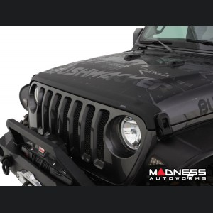 Jeep Wrangler JL Hood Shield - Aeroskin II - Low Profile - Black 