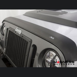 Jeep Gladiator JT Hood Shield - AVS Aeroskin - Low Profile - Matte Black