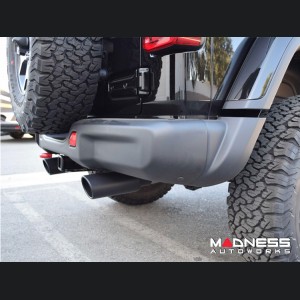 Jeep Wrangler JL Performance Exhaust System - Dual Split Cat-Back - Black Ceramic - 3.6L