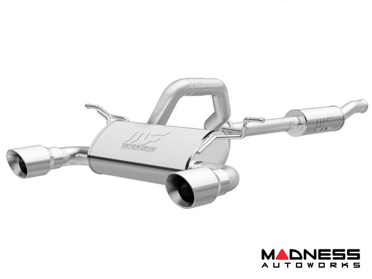 Jeep Wrangler JL 2.0L Performance Exhaust by Magnaflow - Dual Split Rear Exit - Stainless Steel Tip - Cat-Back