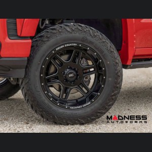 Custom Wheels (1) - Rough Country - 92 Series - Gloss Black - 17 x 8.5 / 6 x 5.5 / +0mm