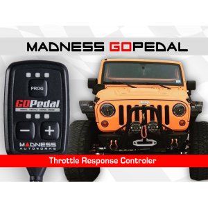 Jeep Wrangler JK 3.6L Throttle Response Controller - MADNESS GOPedal - Bluetooth