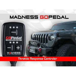 Jeep Wrangler JL 3.6L Throttle Response Controller - MADNESS GOPedal - Bluetooth