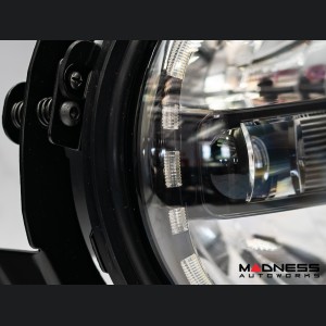 Jeep Wrangler JL Headlights - LED w/ adaptors - Black Housing - 7" 