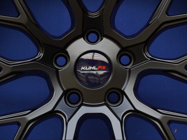 Alfa Romeo Giulia Custom Wheels (1) - KuhlFX - SFF - Matte Black - 19x8 