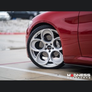 Alfa Romeo Stelvio Custom Wheels - KuhlFX - Forged - Gloss Silver 