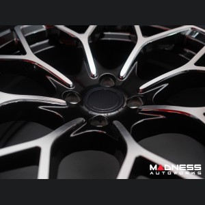 Mazda MX-5/ Miata Custom Wheels - KUHLFX - Estremo Nero w/ Machined Face - Single Wheel - 17"