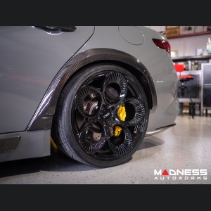 Alfa Romeo Stelvio Custom Wheels - KuhlFX - Forged - Gloss Black 