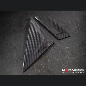 Maserati Ghibli Interior Trim - Carbon Fiber - Door Triangle Trim Kit