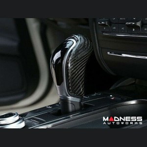 Maserati Ghibli Shift Knob Cover - Carbon Fiber - Feroce Carbon