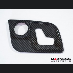 Maserati Quattroporte Interior Trim - Carbon Fiber - Seat Adjuster Switch Cover Trim Set - Feroce Carbon