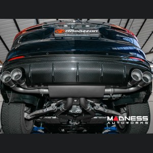 Maserati Grecale Performance Exhaust - 3.0L Trofeo - Ragazzon - Evo Line - Axle Back w/ Electronic Operated Valve - Dual Exit/ Quad Carbon Fiber Tips