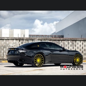 Maserati GranTurismo Custom Wheels - VFS-2 by Vossen - Yellow / Black