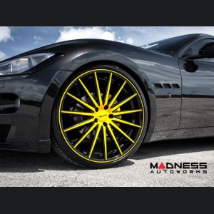 Maserati GranTurismo Custom Wheels - VFS-2 by Vossen - Yellow / Black