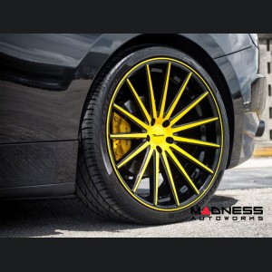 Maserati GranTurismo Custom Wheels - VFS-2 by Vossen - Yellow / Black