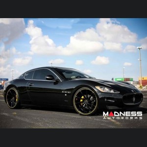 Maserati GranTurismo Custom Wheels - VPS-305T by Vossen -  Black / Yellow