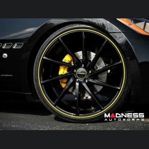 Maserati GranTurismo Custom Wheels - VPS-305T by Vossen -  Black / Yellow