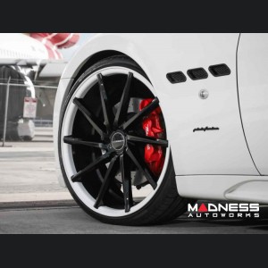 Maserati GranTurismo Custom Wheels - VPS-305T by Vossen -  Black / White