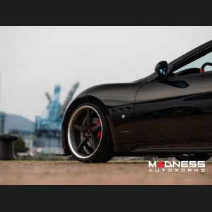 Maserati GranTurismo Custom Wheels - VWS-3 by Vossen - Satin Black/ Matte Silver Barrel