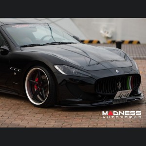 Maserati GranTurismo Custom Wheels - VWS-3 by Vossen - Satin Black/ Matte Silver Barrel