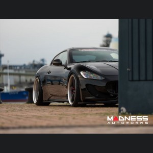 Maserati GranTurismo Custom Wheels - VWS-3 by Vossen - Satin Black/ Matte Silver Barrel