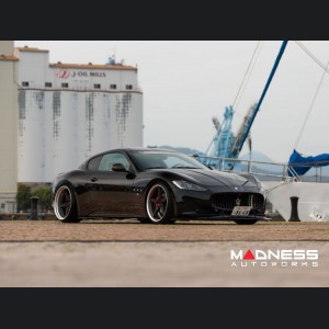 Maserati GranTurismo Custom Wheels - VWS-3 by Vossen - Satin Black/ Matte Silver Barrel