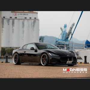 Maserati GranTurismo Custom Wheels - VWS-3 by Vossen - Satin Black/ Matte Silver Barrel