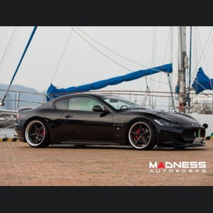 Maserati GranTurismo Custom Wheels - VWS-3 by Vossen - Satin Black/ Matte Silver Barrel