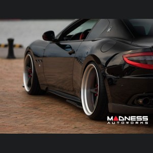 Maserati GranTurismo Custom Wheels - VWS-3 by Vossen - Satin Black/ Matte Silver Barrel