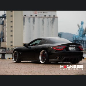 Maserati GranTurismo Custom Wheels - VWS-3 by Vossen - Satin Black/ Matte Silver Barrel