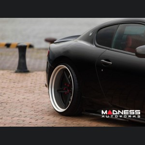 Maserati GranTurismo Custom Wheels - VWS-3 by Vossen - Satin Black/ Matte Silver Barrel