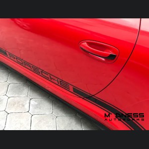 Porsche 911 Exterior Door Handle Trim - Carbon Fiber 