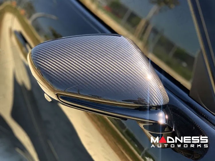  Porsche 992 Mirror Covers - Carbon Fiber - LHD