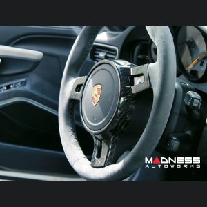 Porsche 911 GT3 Steering Wheel Trim - Carbon Fiber