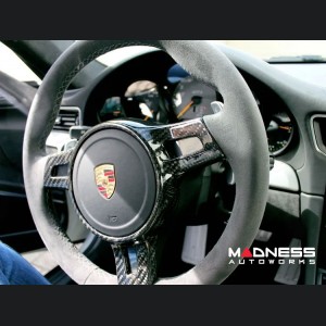 Porsche 911 GT3 Steering Wheel Trim - Carbon Fiber