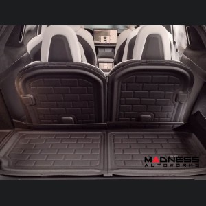 Rivian R1S Cargo Liner - Seat Back Protector - Black by 3D MAXpider